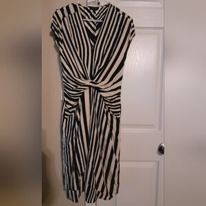 RAG & BONE Black and White Midi Dress. NWOT